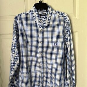 Chaps men's long sleeve button down shirt - Size Medium